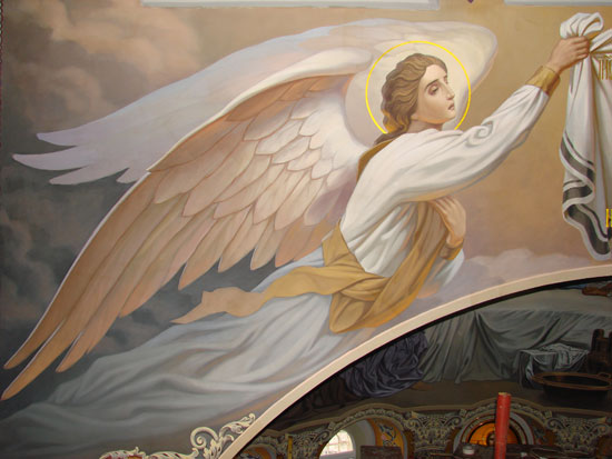 Спас Нерукотворный (фрагмент) - ангел